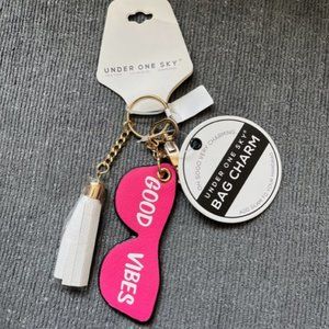 Under One Sky Good Vibes Key Chain - NWT